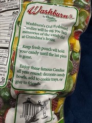 2-pk Washburn’s FILLED HARD CANDY 11 Oz Bg CHRISTMAS Favorite Since 1856 1lb7oun