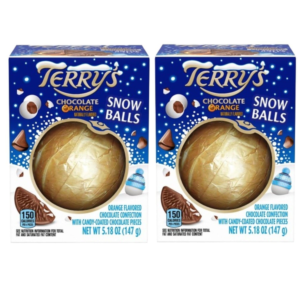 Terry’s Chocolate Orange Snowball Milk Chocolate 5.18 oz(2 Pack)