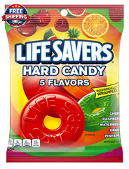Lifesavers 5 Flavor Bags – Pack of 3 – Delicious Classic Hard Candy Everyone Is