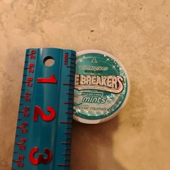 EMPTY Rare Vintage Size .42 Oz ICE BREAKERS Mini Wintergreen Container Pocket