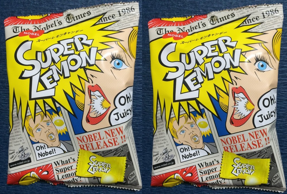 2 x Super SOUR Lemon Candy – Nobels Japan – Japanese Snacks / Sweets / Candies