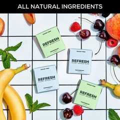 , Sugar Free, Natural, Xylitol, Long Lasting Chewing Gum, Natural Flavors & O…