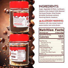 Dubai Chocolate Hazelnut Spread with Roasted Phyllo-9.7 Oz