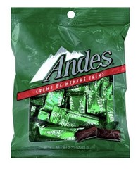 Andes Creme De Menthe Thins Chocolate Mints 2.75 oz Individually Wrapped Candy