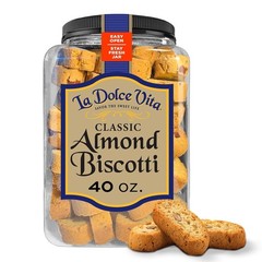 La Dolce Vita Classic Almond Italian Biscotti Cookie Snacks Free Shipping