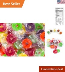 Individually Wrapped 5 Flavor Sugar Candy Pack – Perfect for Any Occasion