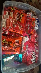 All Brand New All In Date Priority Box Full Of Assorted Candy Chocolate Gummies+
