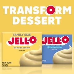Jell-O Banana Cream Instant Pudding & Pie Filling Mix (5.1 oz Box)