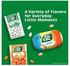 Tic Tac Freshmint Breath Mints, 12 Count, On-the-Go Refreshment, Stocking Stuffe