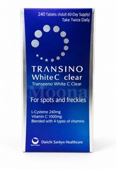 【 Transino White C Clear 】240 Tablets for 60 days from Japan