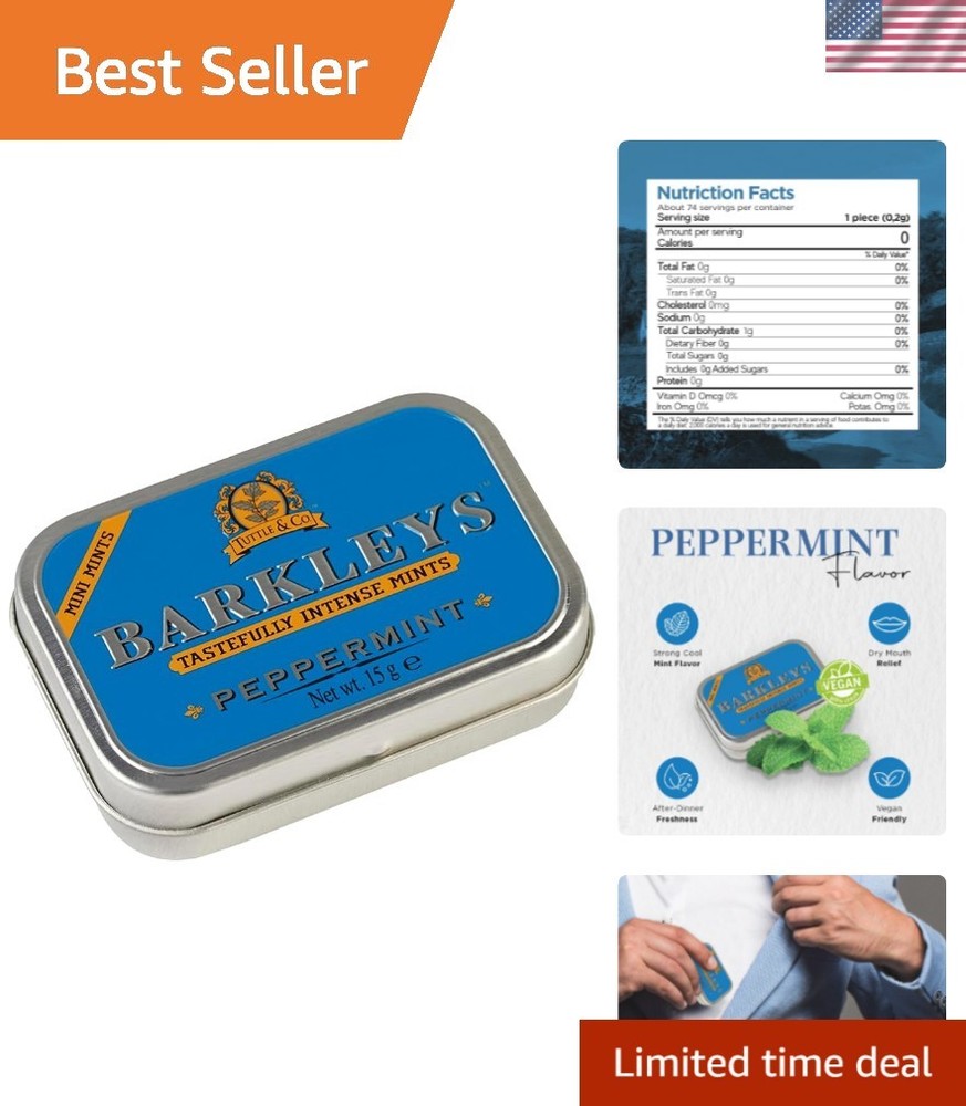 Refreshing Peppermint Mints – Classic Mini Tins for Parties & Daily Use