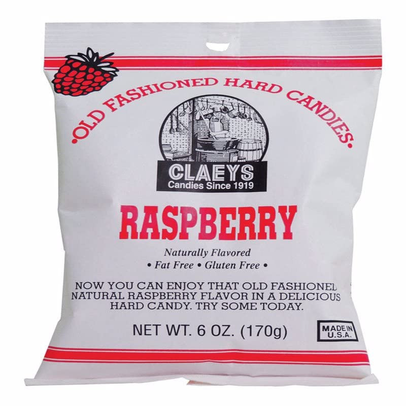 Old Fashioned Raspberry Hard Candy 6 Oz.