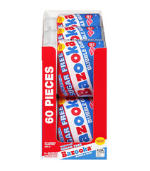 Bazooka Sugar Free Bubble Gum – 60 Count To Go Cup Pack of 6 Pink Chewing Gum