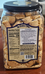 La Dolce Vita Classic Almond Biscotti Authentic Italian 2lb 8oz