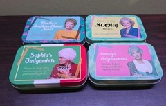 The Golden Girls Stay Golden Mints Character Tins Cheesecake Shaped NEW 4 Lot