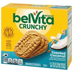Steady Energy Coconut Breakfast Biscuits, 30 Packs
