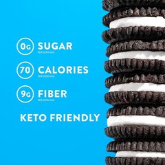 Low Calorie Sugar Free Sandwich Cookies – Perfect Crunchy Keto Treat, 30 Pouch