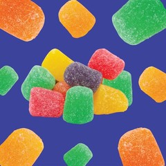 Gum Drops – 2 lb Bulk Pack – Assorted Fruit Flavors – Jelly Candy