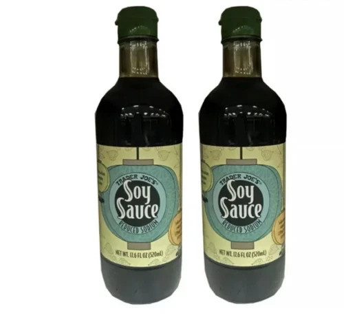 2X Packs New Trader Joe’s Soy Sauce Reduced Sodium 17.6 oz each