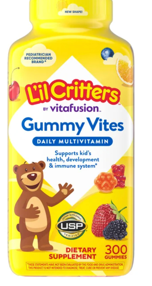 Lil Critters Gummy Vites Kids Multivitamin Gummies 300 Count USP
