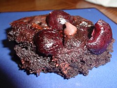 SUPER FUDGY AND DELICIOUSLY RICH HOMEMADE ROASTED CHERRY CHOCOLATE BROWNIES