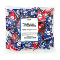 Patriotic Candy – 40 Count Pack – Popping Rocks Pouches – 4Th of July Candy – St