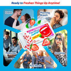 PaperMints CoolCaps – Instant Fresh Breath Mints Sugar-Free 4 Pack – 160 caps…