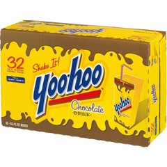 Yoo-hoo Chocolate Drink, 6.5 fl oz boxes, Fl Oz (Pack of 32),