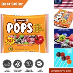 Delightful Tootsie Roll Pops Assorted 80 Count – Perfect for Parties and Snacks