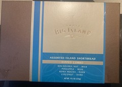 Big Island Candies Chocolate Dipped Shortbread Cookies assorted NEW