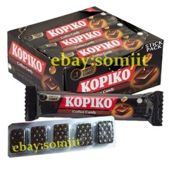 Kopiko Candy Coffee Original Flavor Hard Candy Blister Pack 1 Boxes (60 Tablets)