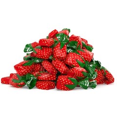 Strawberry Hard Candy Bulk Individually Wrapped 2 lbs Party Favors Filler