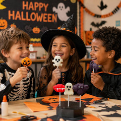 12-Count Halloween Lollipop Suckers Candy, Spooky Candies, Great for Halloween G