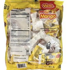 2X Vero Mango Picosito Mexican Lollipops With Chilli Powder 40 Pieces Candy