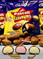 Cadbury Pascall Clinkers Australia Chocolate Candy Viral Tik Tok In Hand USA