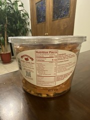 2 PACK Brittle-Brittle Peanut Brittle 38 Oz. EACH JAR – FREE SHIPPING