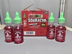 5x Bottles Howlers New Souracha Super Sour Liquid Candy Sauce | 4.23oz