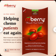 mberry Miracle Fruit Tablets, Single Pack (10 Tablets), Turn Sour into Sweet