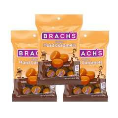 Brach Coffee Hard Caramels Nips Individually Wrapped Travel Movie Candy 3 Pack