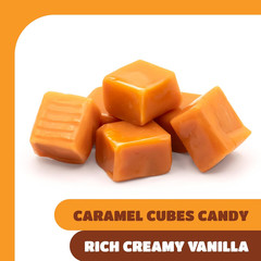 Caramel Candy, Creamy Caramels Individually Wrapped – 4 Lb Pack | Vanilla Flavor