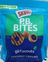 Skippy PB Bites Girl Scouts COCONUT CARAMEL 5.5 oz Bag