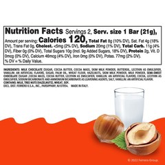 Kinder Bueno Milk Chocolate Bars with Hazelnut 1.5 Ounce (Pack of 30), Brown