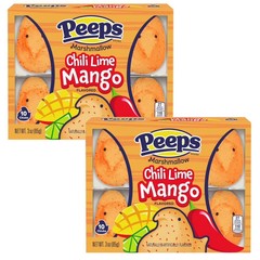 PEEPS Chile Lime Mango Limited Edition 2-Pack (20 Chicks) Sweet & Spicy Treat