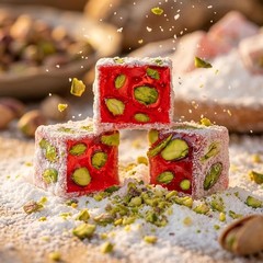 Pistachio Candy 3.5oz Snack Box, Turkish Delight, Halal, Kosher