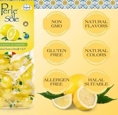 Perle Di Sole Italian Lemon Drops Hard Candy 2x7oz Bundle – Made in Italy