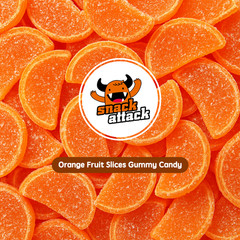 ORANGE FRUIT SLICES ~ Zesty, chewy treat ~ Varied ~ SHIPS FREE