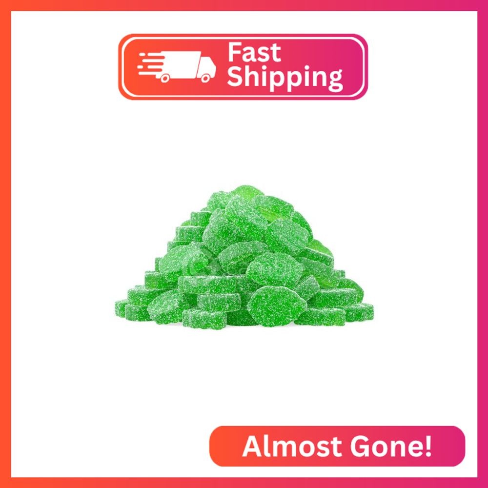 Cambie – Jelly Spearmint Leaves Candy, Sugar Coated Natural Spearmint Flavor, So