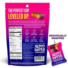 Skinnydipped Peanut Butter Dark Chocolate Cups 3.17 Oz Pack Of 1