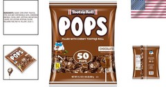 Tootsie Pops Single Flavor Bag – Chocolate Flavored Lollipops with Chocolatey…