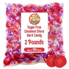 Sugar Free Cinnamon Candy – 2lb Bulk Bag Individually Wrapped 150 Pieces